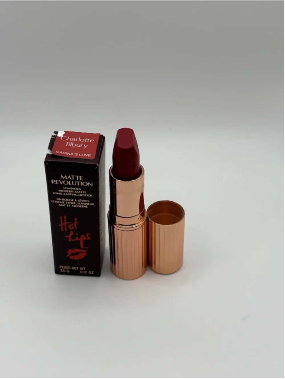 Charlotte Tilbury Matte Revolution Carina’s Love Lipstick Full Size NIB 0.12 oz